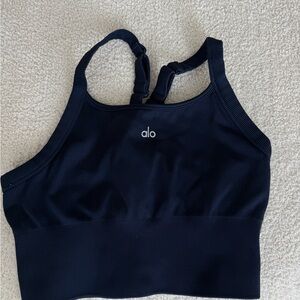 ALO Yoga Navy Sports Bra
